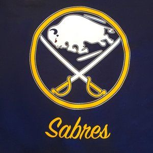 BOYS Buffalo Sabres Hockey Hoodie Adidas and Flannel Shirt Small Urban Pipeline